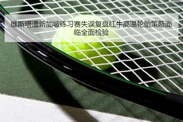 维斯塔潘新加坡练习赛失误复盘红牛高温轮胎策略面临全面检验